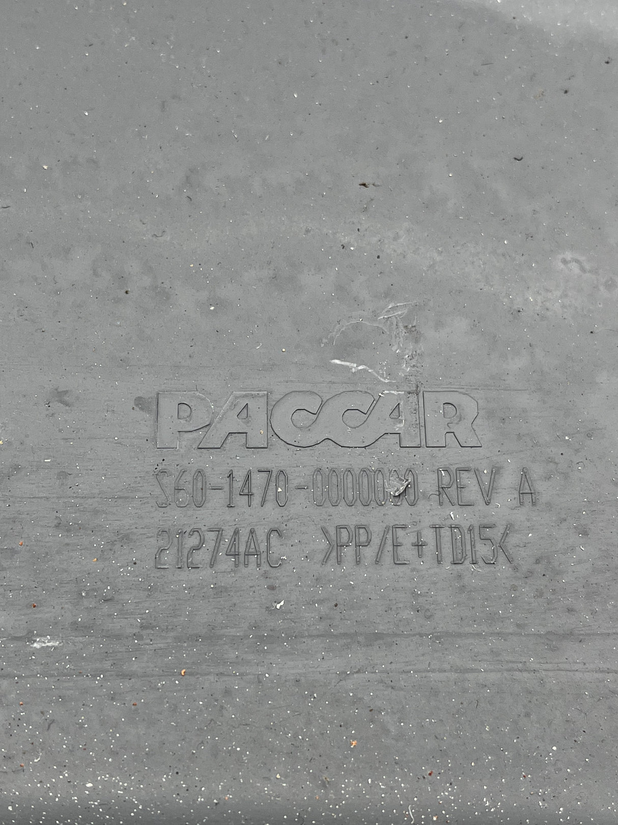 Genuine Paccar Upper Trim Interior Panel