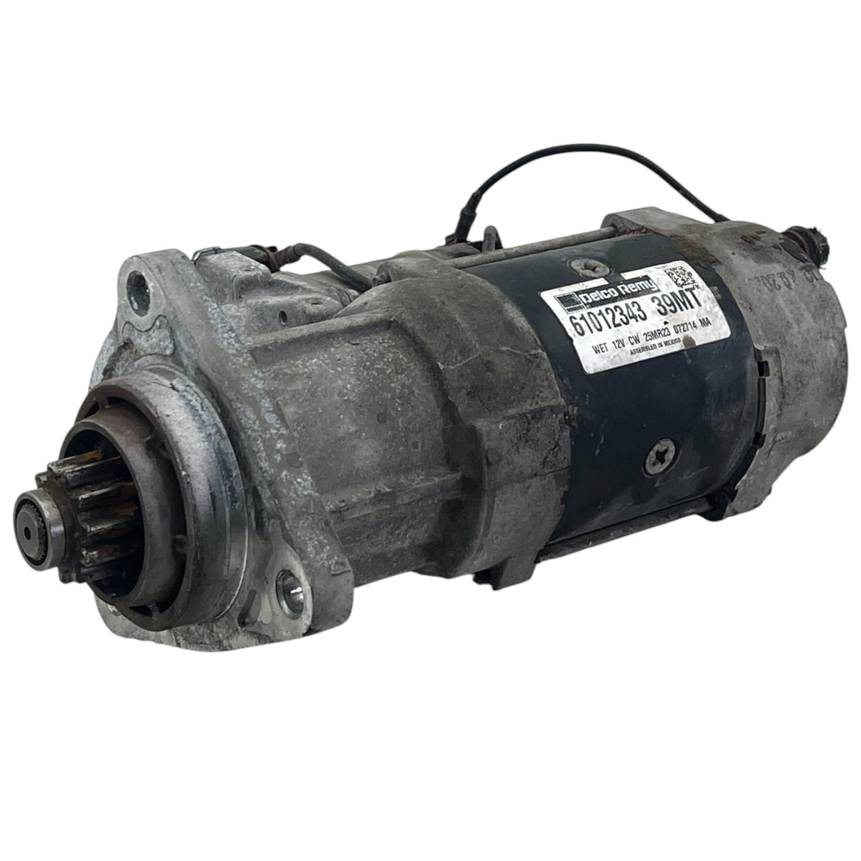 61012343 Genuine Delco Remy Starter Motor Assembly 12V 39MT - Second Truck Parts