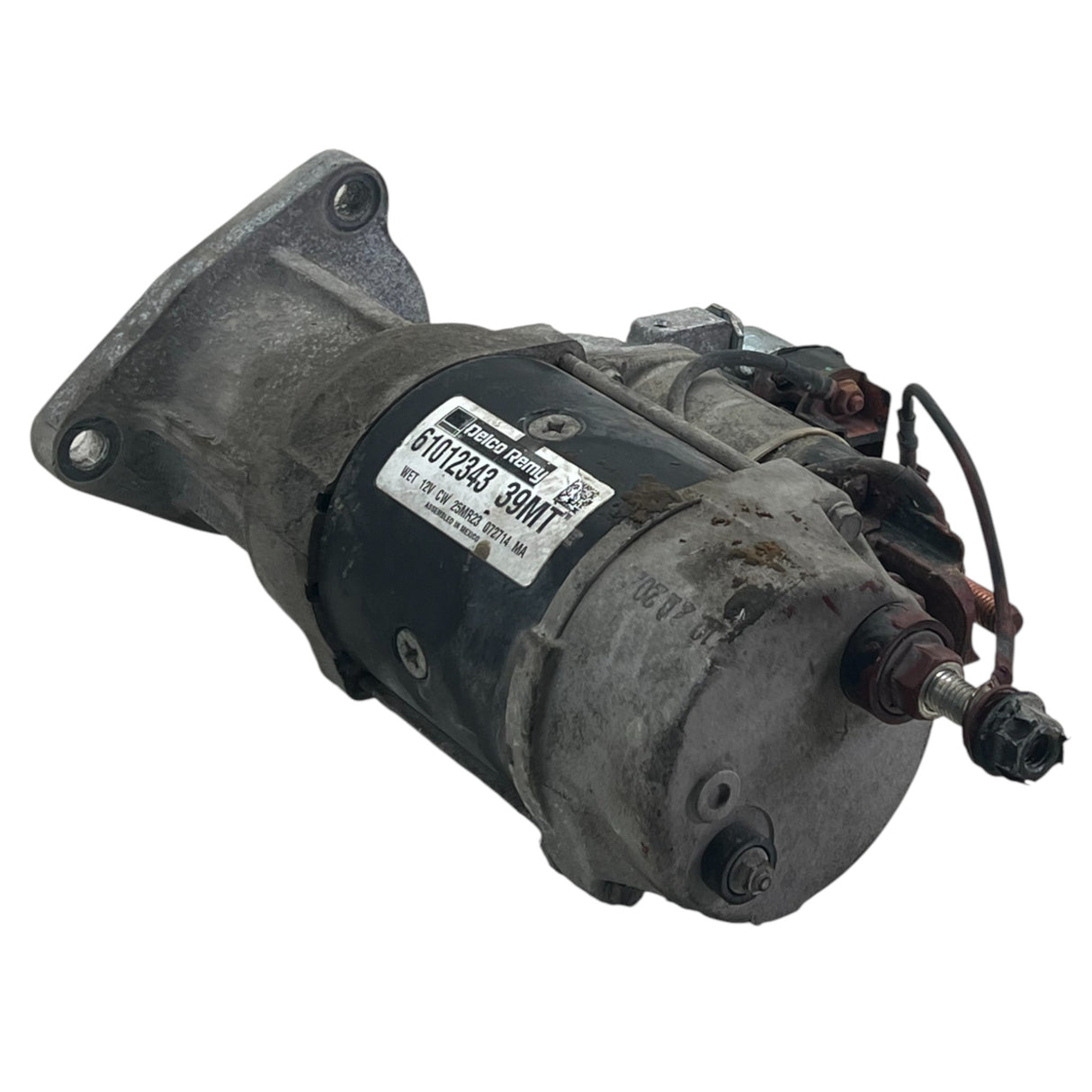 61012343 Genuine Delco Remy Starter Motor Assembly 12V 39MT - Second Truck Parts