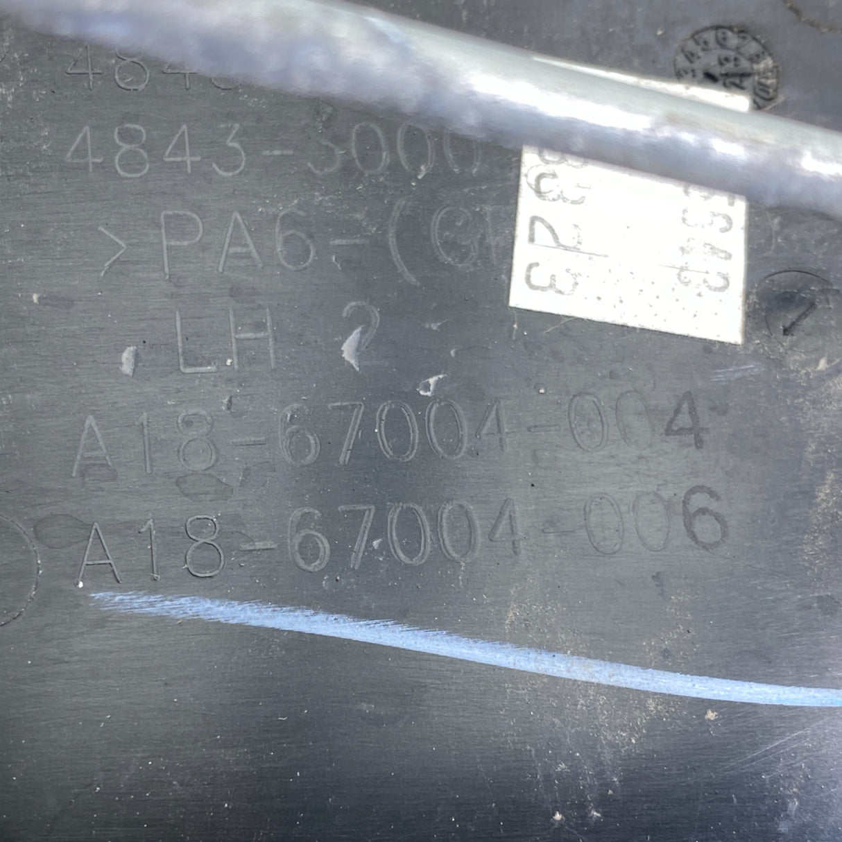 A18-67004-004 Genuine Freightliner Left Side Exterior Door Handle - Second Truck Parts