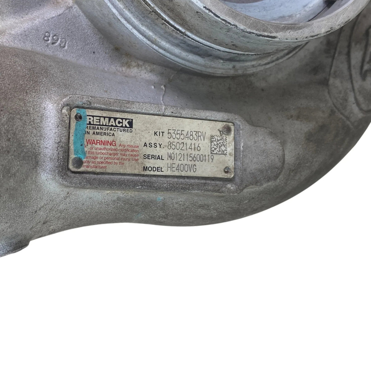 5355483RV Genuine Cummins Turbocharger HE431VE - Second Truck Parts