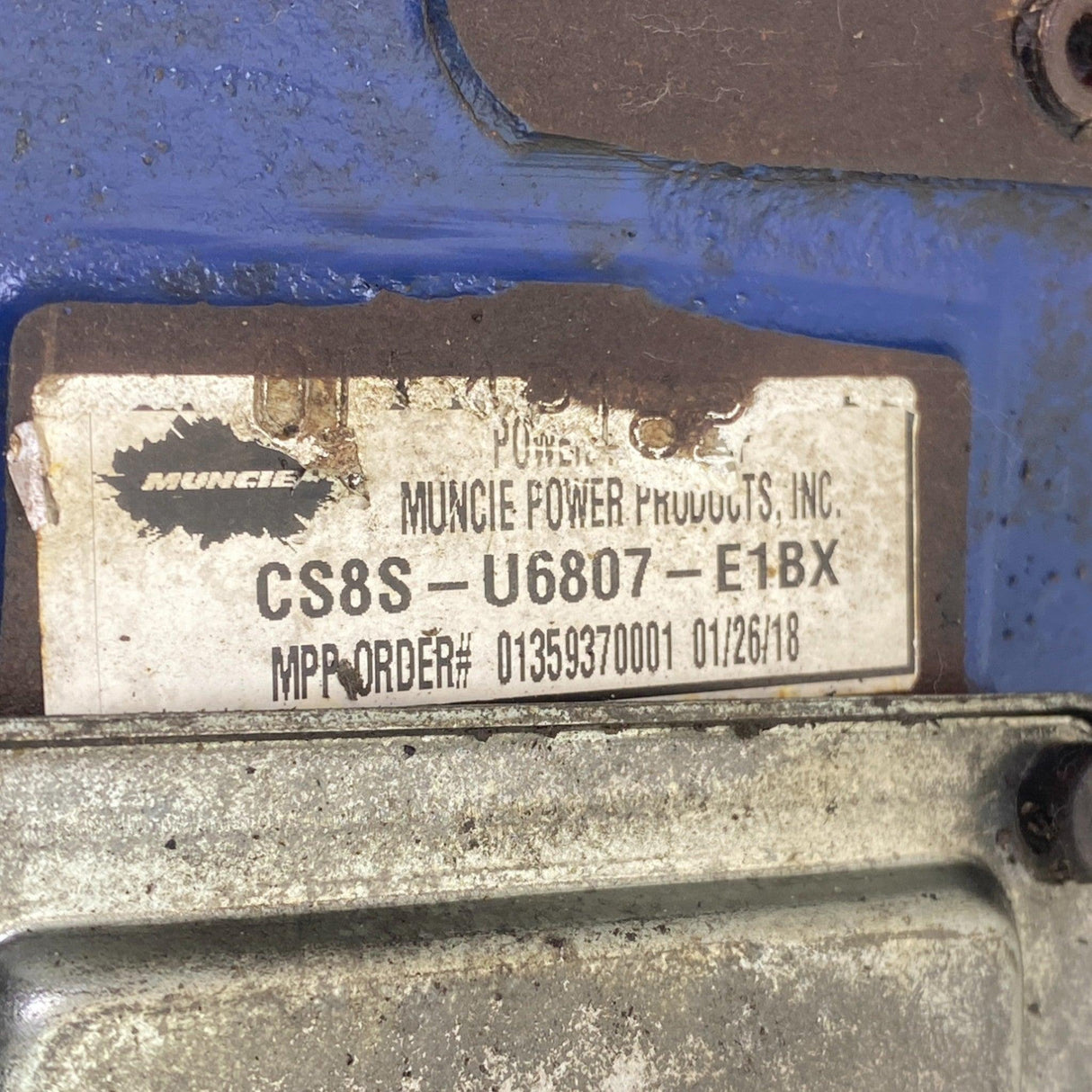 CS8S-U6807-E1BX Genuine Muncie PTO Power Take Off - Second Truck Parts