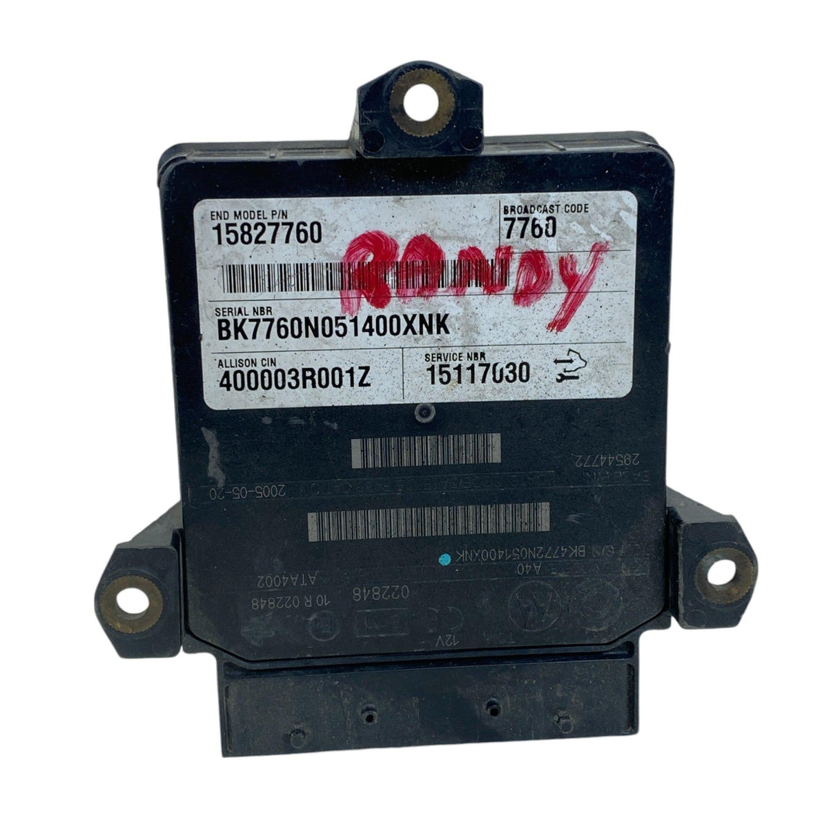 15827760 Genuine Allison TCM Automatic Transmission Control Module - Second Truck Parts