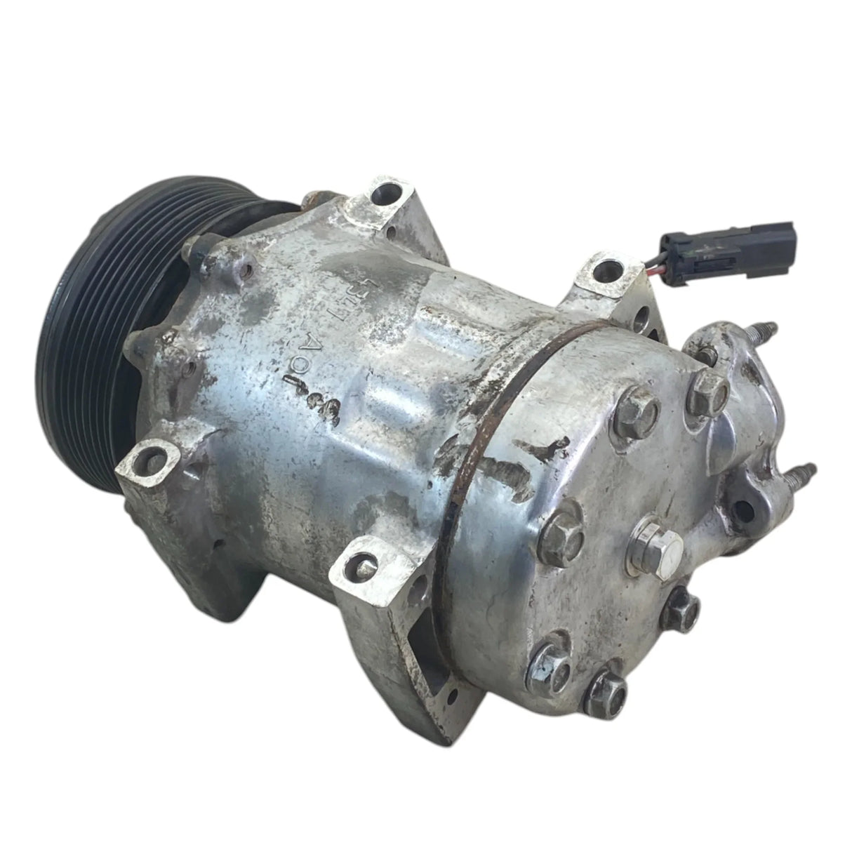 4127929C1 Genuine International AC Compressor PV8-119 Dia TW/CB Radio Block GWA Head - Second Truck Parts