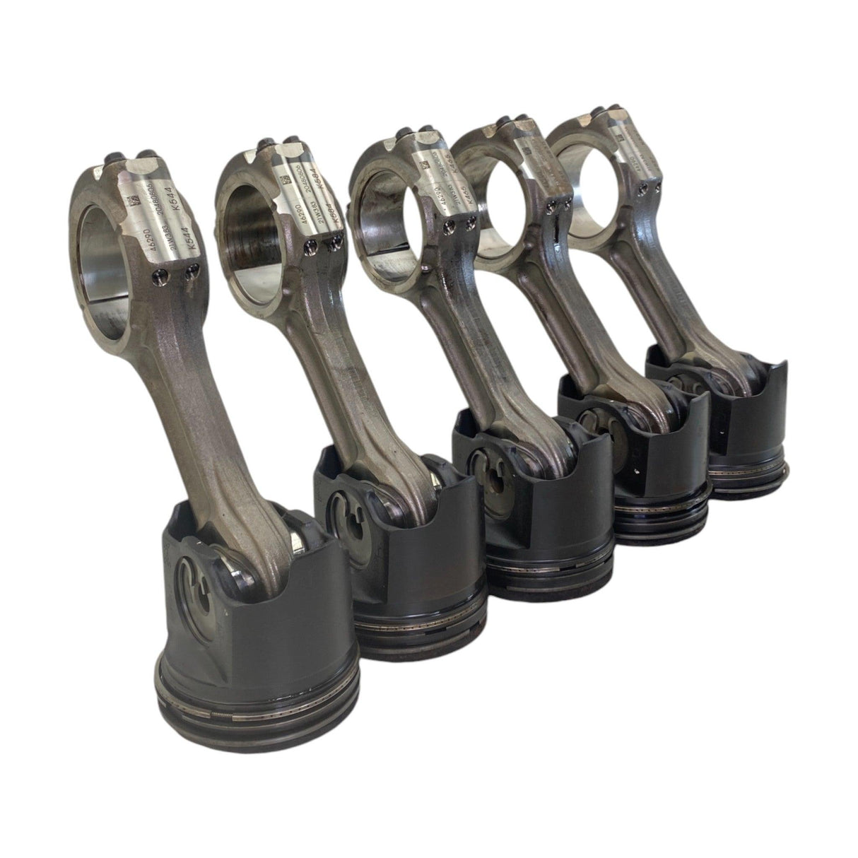 20480806 Genuine Volvo Connecting Rod W/ Piston Set Of 5 - Second Truck Parts