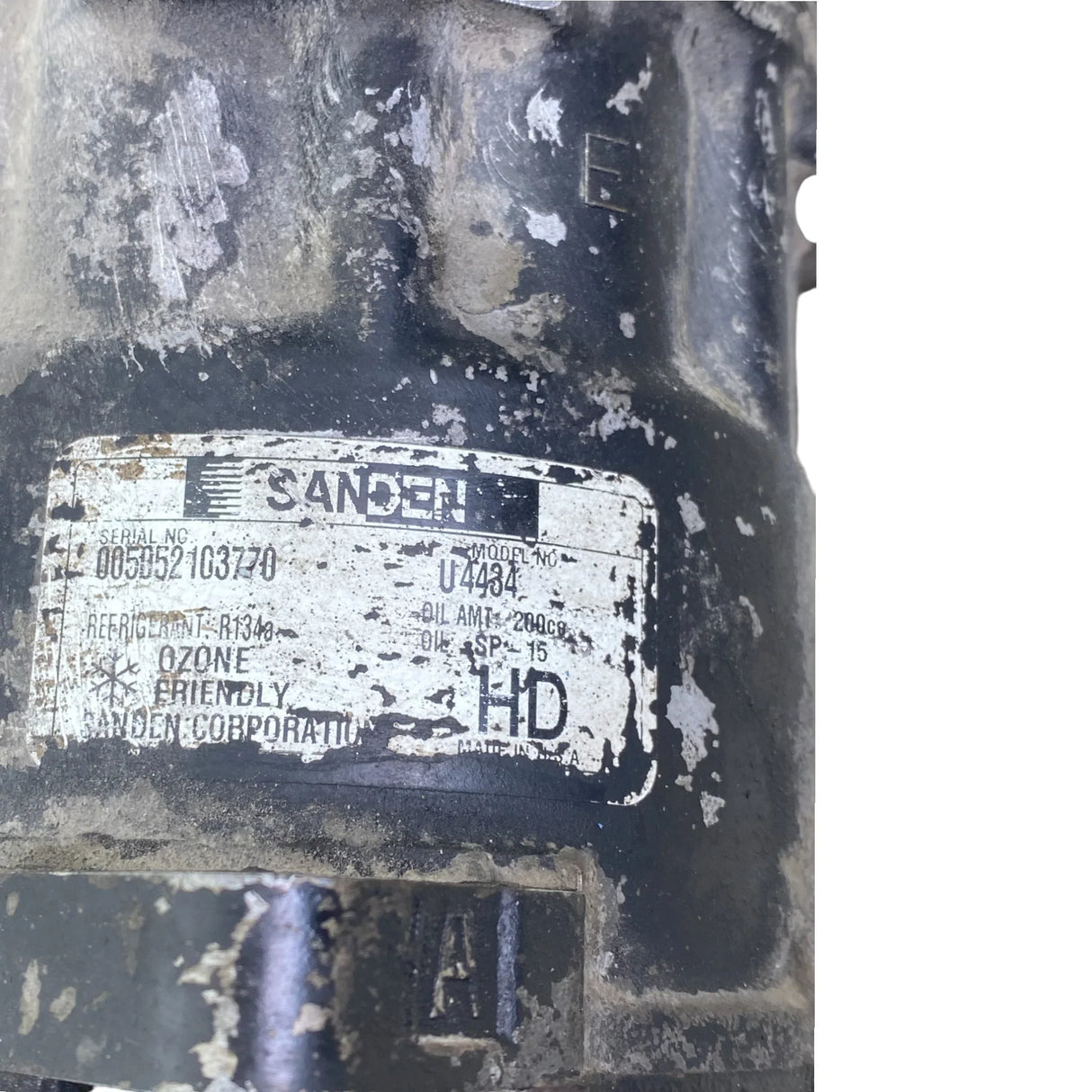 U4434 Genuine Sanden AC Compressor - Second Truck Parts