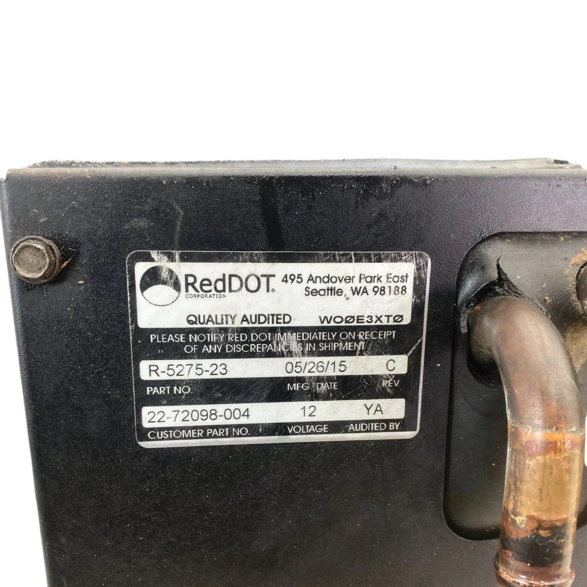 22-72098-004 Genuine Freightliner Heater 12V - Second Truck Parts