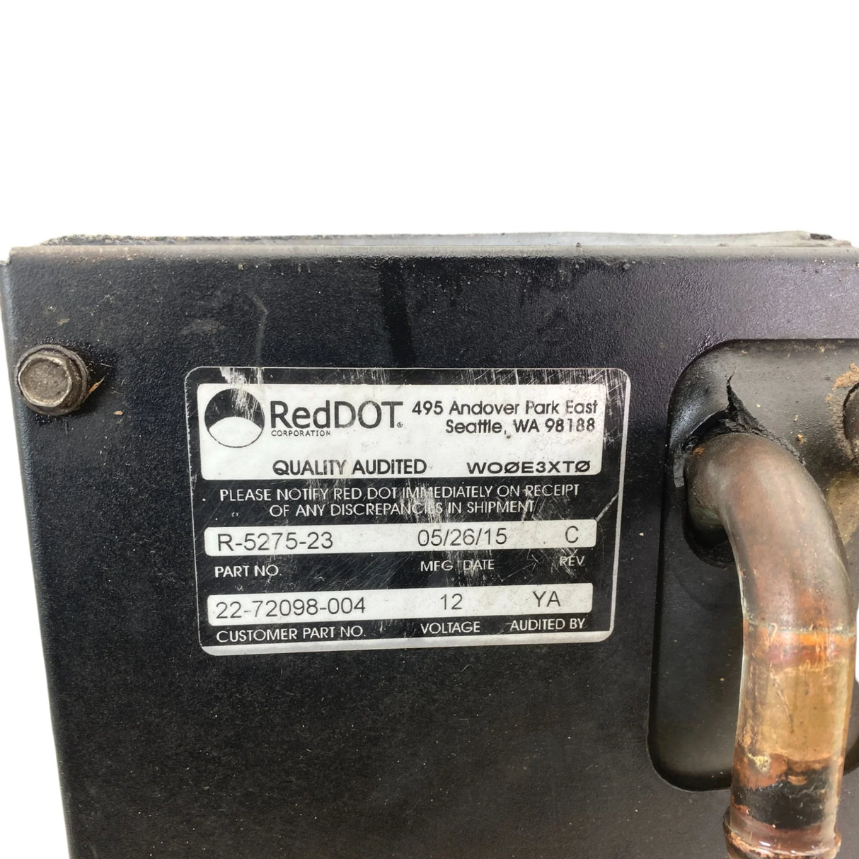 22-72098-004 Genuine Freightliner Heater 12V - Second Truck Parts