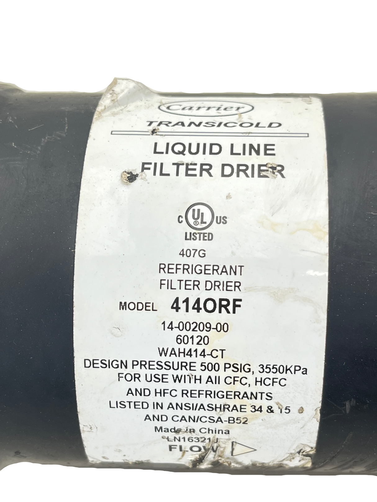 14-00036-01 Genuine Carrier Filter Drier Ultra XTC Vector X2