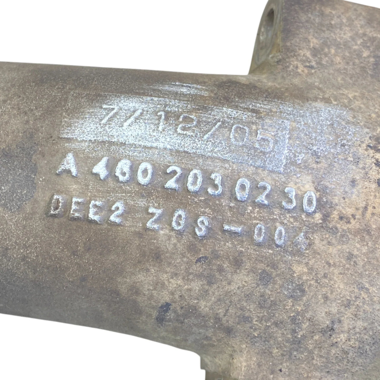 A4602030230 Genuine Mercedes Water Transfer Tube - Second Truck Parts