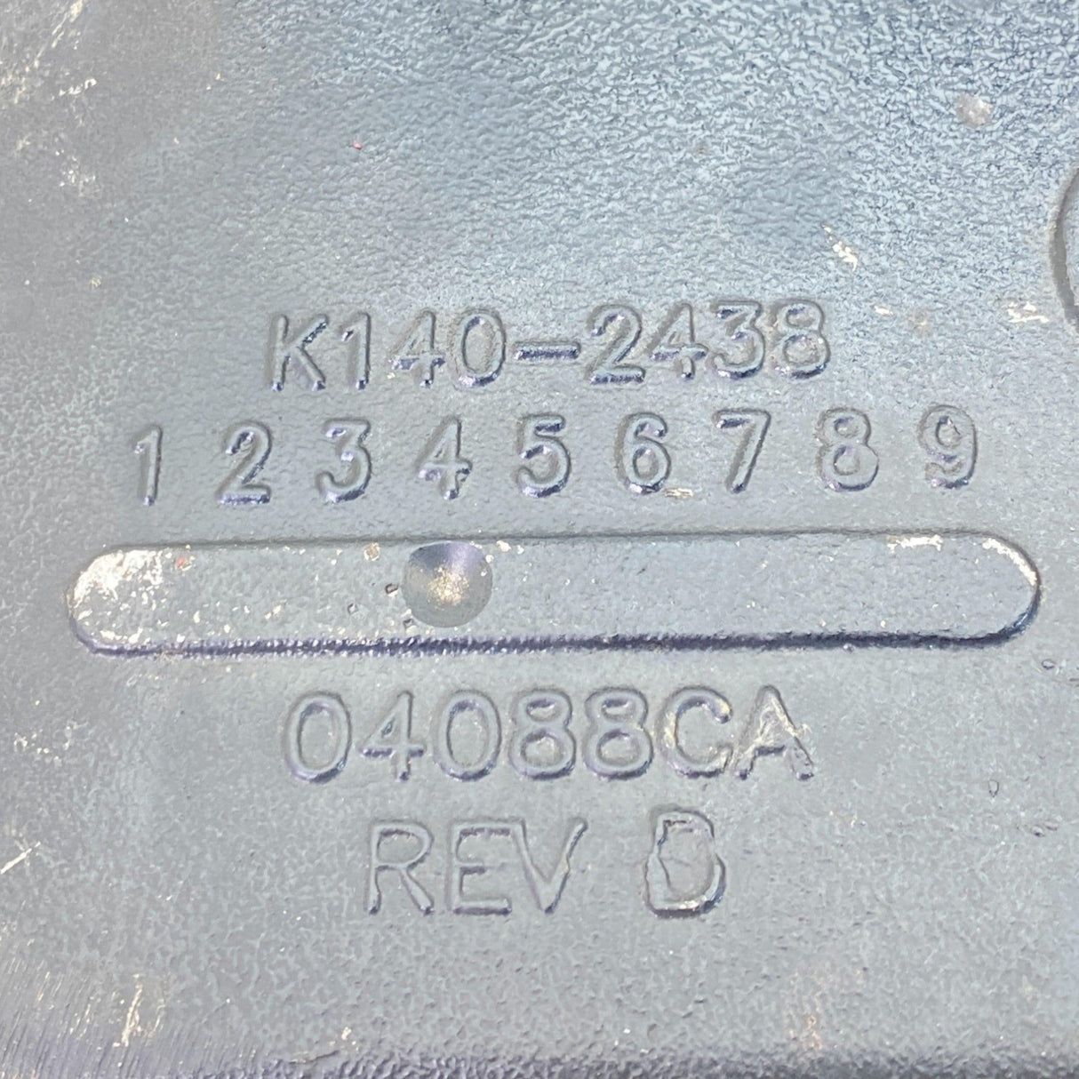 K140-2438 Genuine Paccar Left Crossmember Gusset - Second Truck Parts