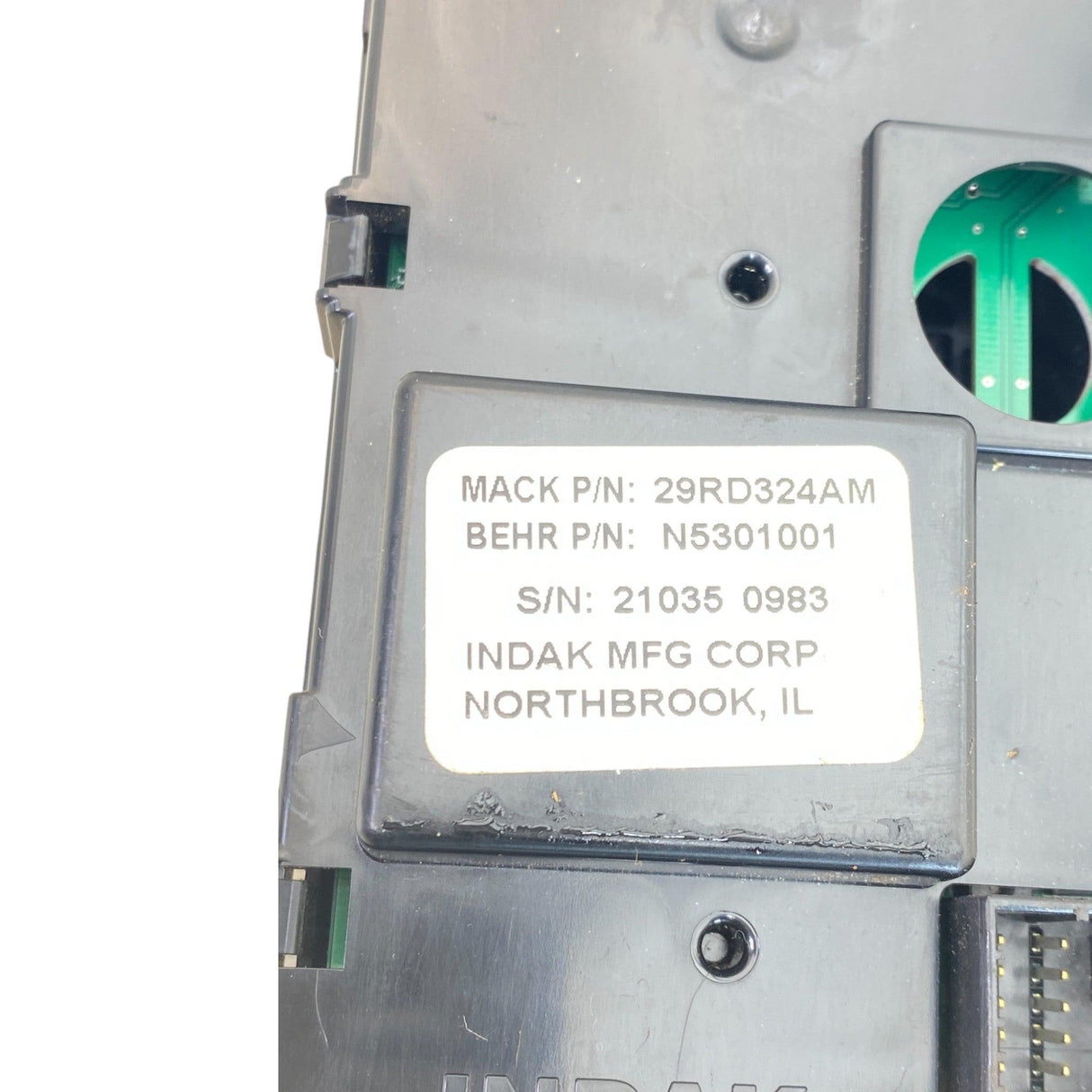 29RD324AM Genuine Mack HVAC Control Panel - Second Truck Parts