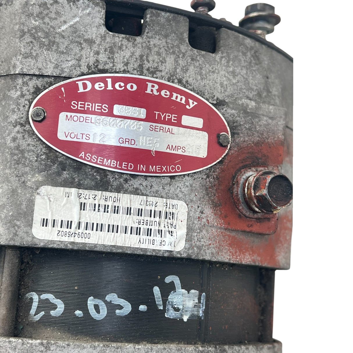 8600706 Genuine Delco Remy Alternator 12V - Second Truck Parts