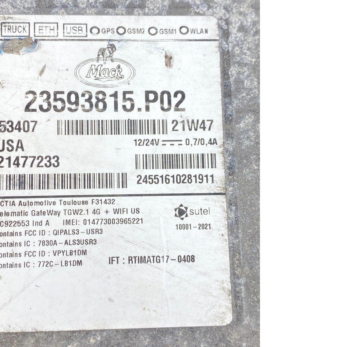 23593815 Genuine Volvo Telematics Control Unit - Second Truck Parts