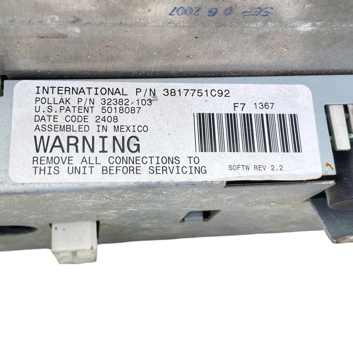 3817751C92 Genuine International Instrument Cluster - Second Truck Parts
