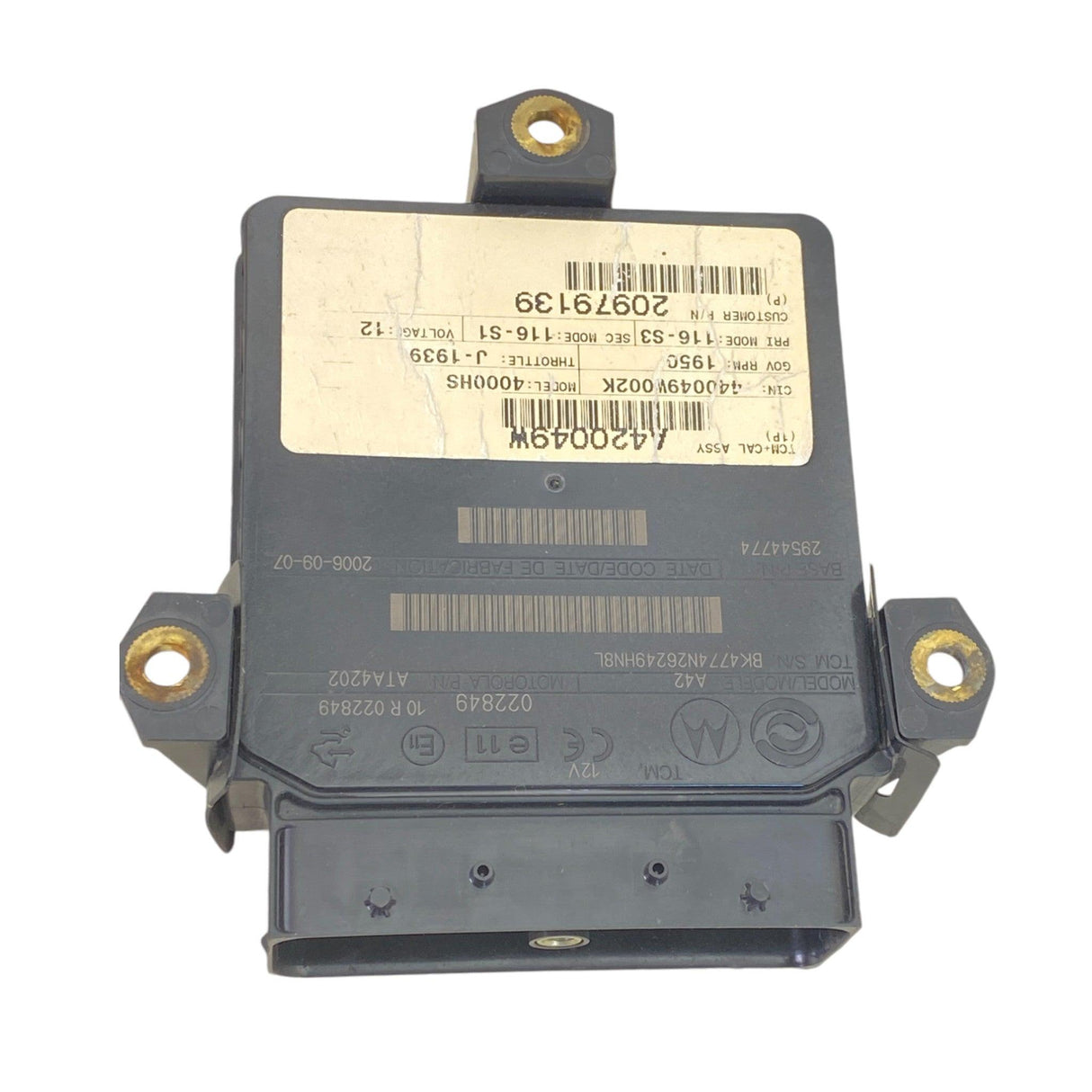 29544774 Genuine Allison TCM Transmission Control Module - Second Truck Parts