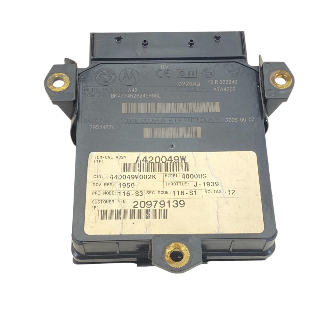 29544774 Genuine Allison TCM Transmission Control Module - Second Truck Parts