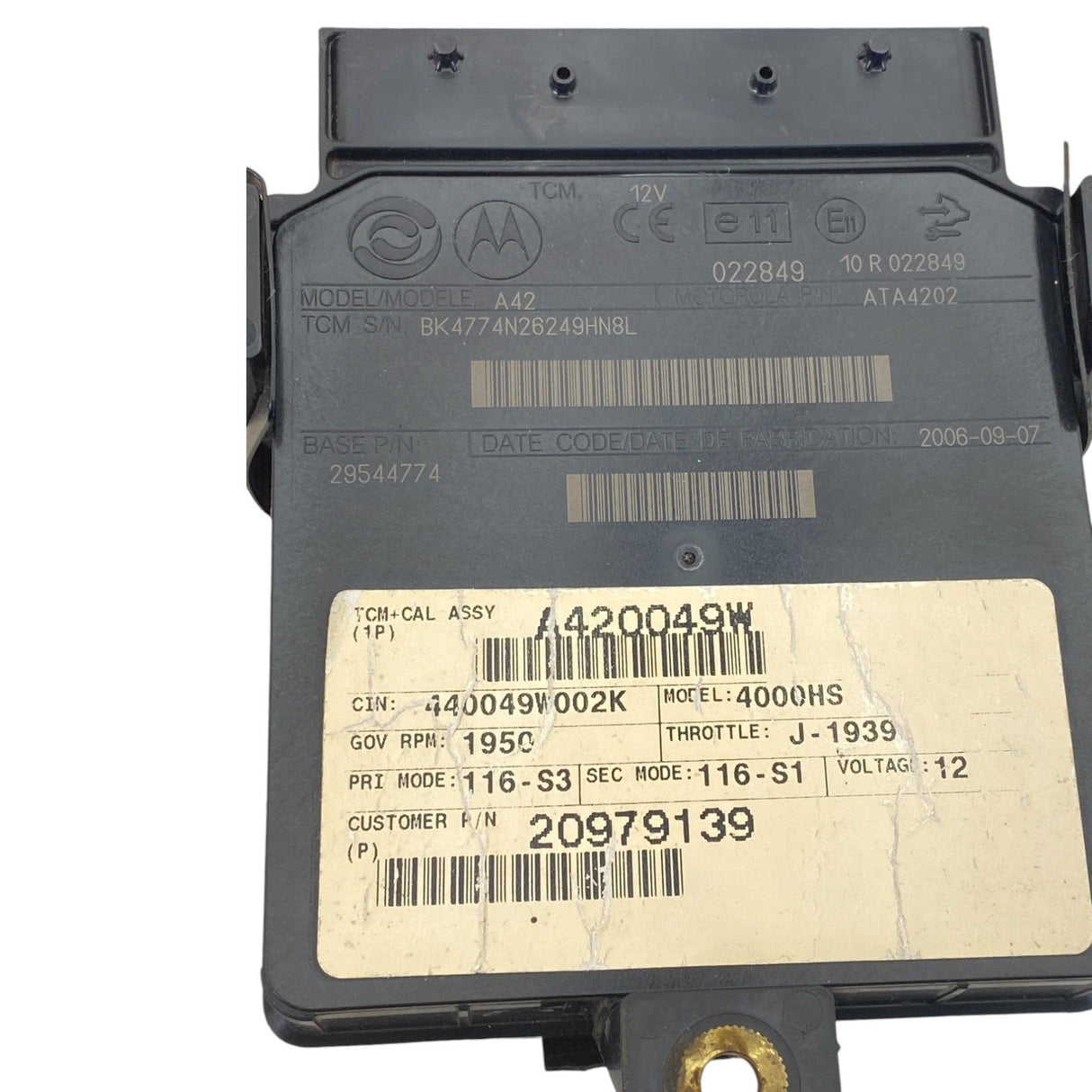 29544774 Genuine Allison TCM Transmission Control Module - Second Truck Parts