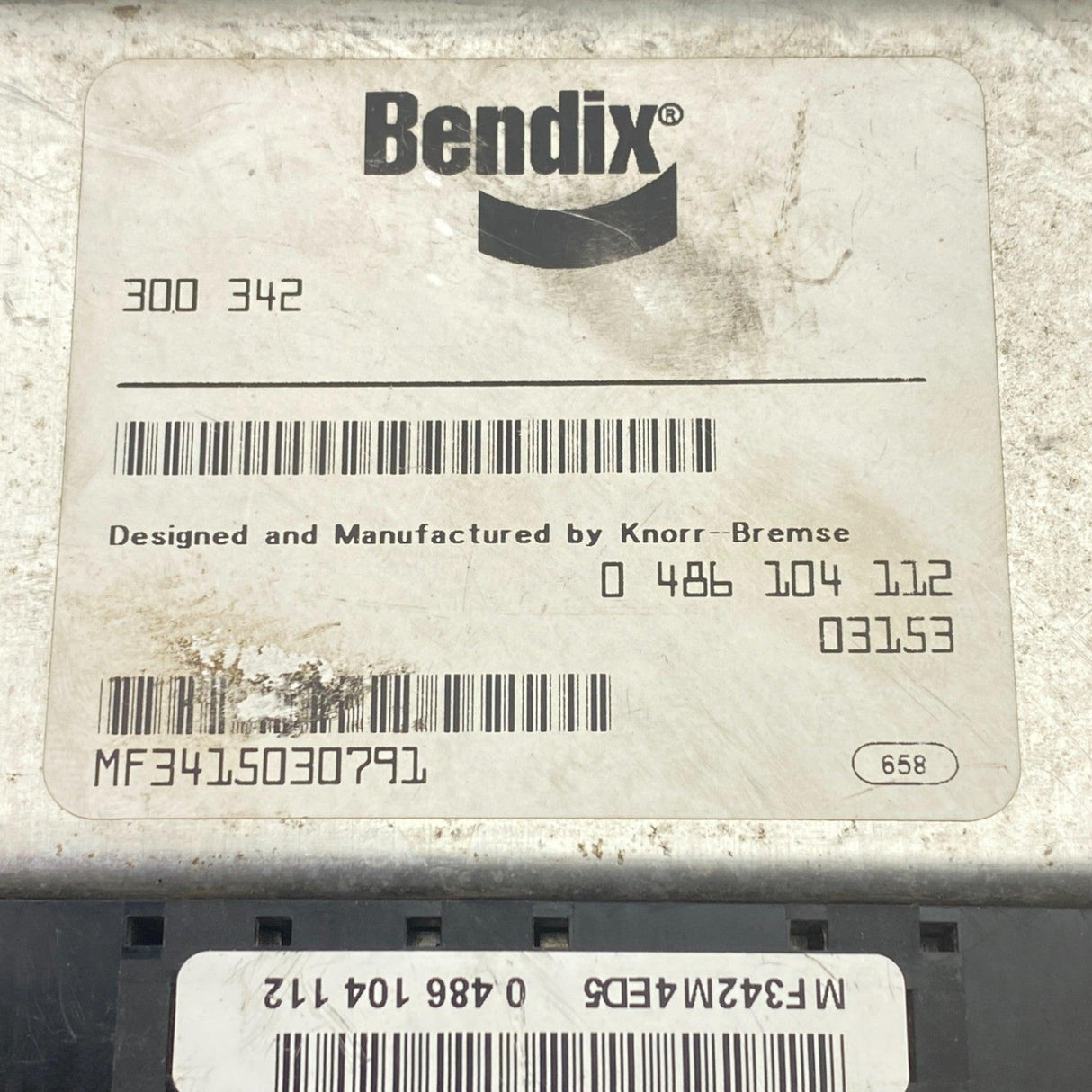 0486104112 Genuine Bendix ABS ECM Electronic Control Module - Second Truck Parts