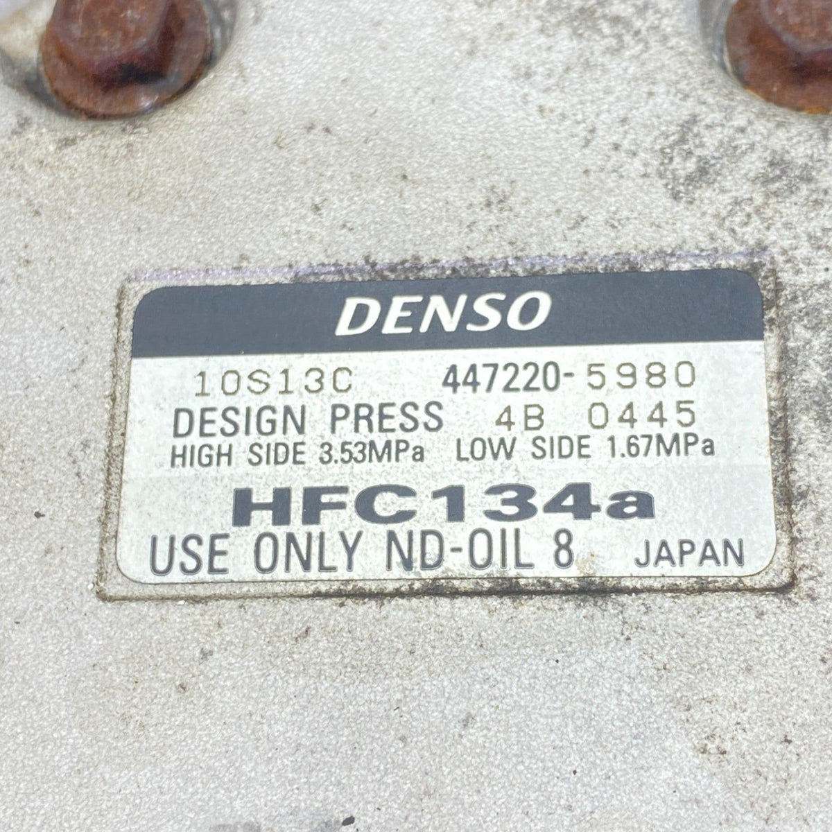 10S13C Denso A/C Compressor - Second Truck Parts
