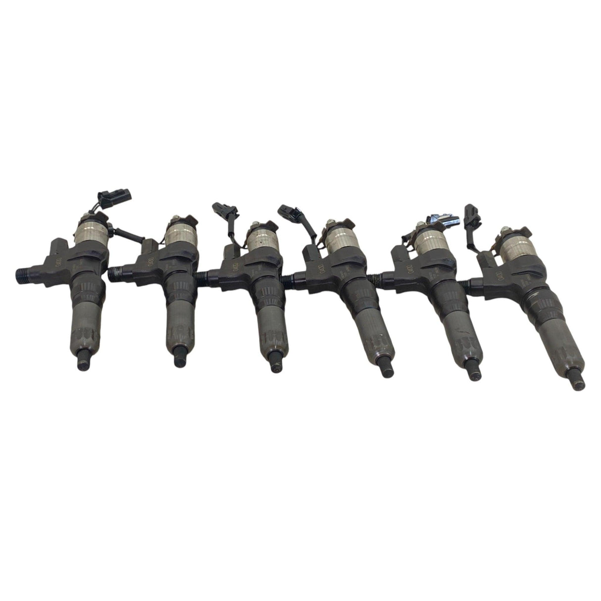 0233 Genuine Hino Fuel Injectors Set Of Six - Second Truck Parts