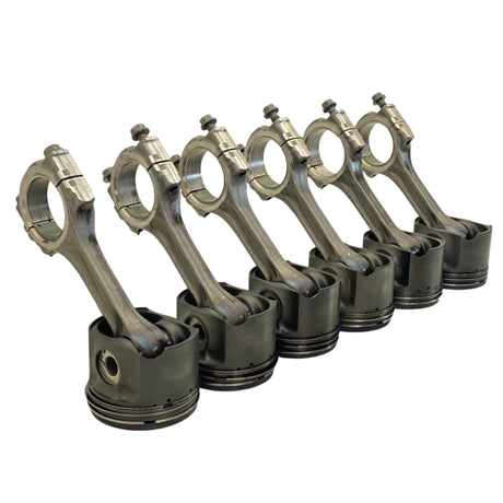 13260-E0100 Genuine Hino Connecting Rod & Piston Assembly For J08E-WU Set Of Six - Second Truck Parts