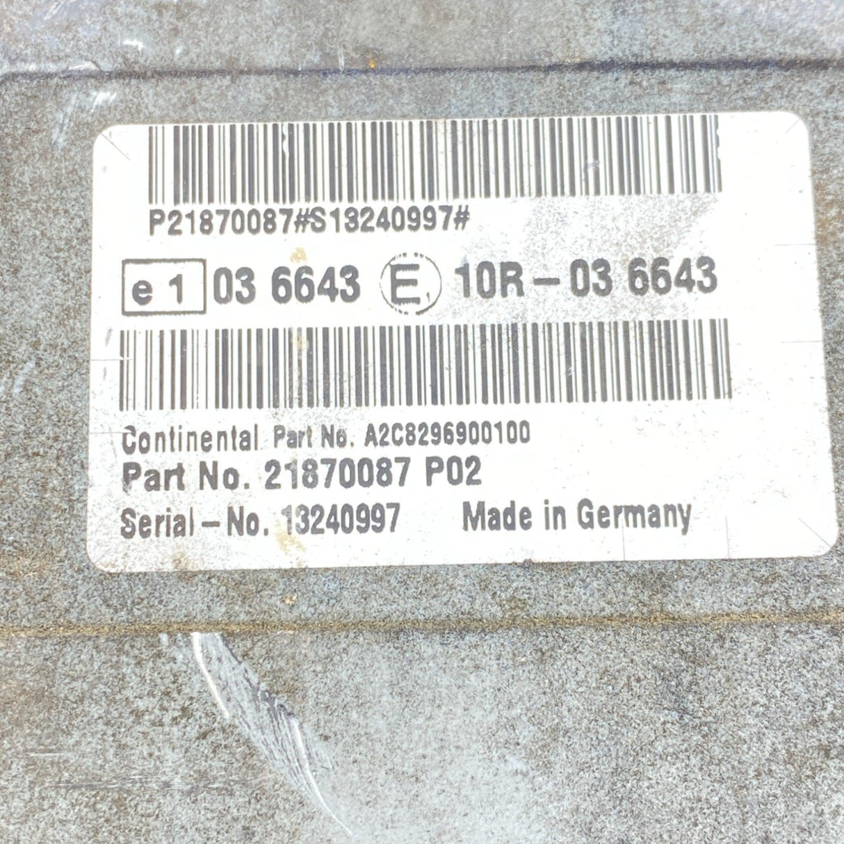 21870087 Genuine Volvo Aftertreatment Control Module - Second Truck Parts