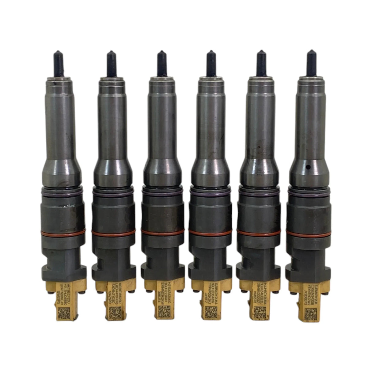 2047600 Genuine Paccar Fuel Injectors Set Of Six - Second Truck Parts