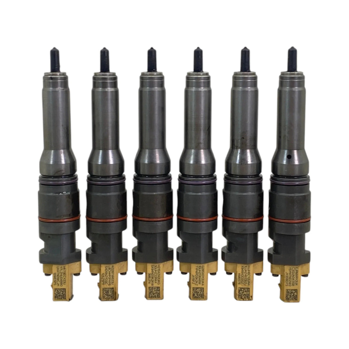 2047600 Genuine Paccar Fuel Injectors Set Of Six - Second Truck Parts
