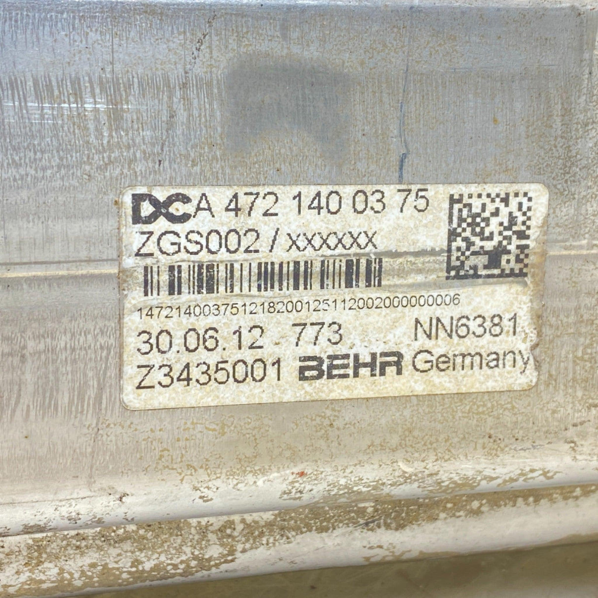 A4721400375 Detroit Diesel EGR Exhaust Gas Recirculation Cooler - Second Truck Parts