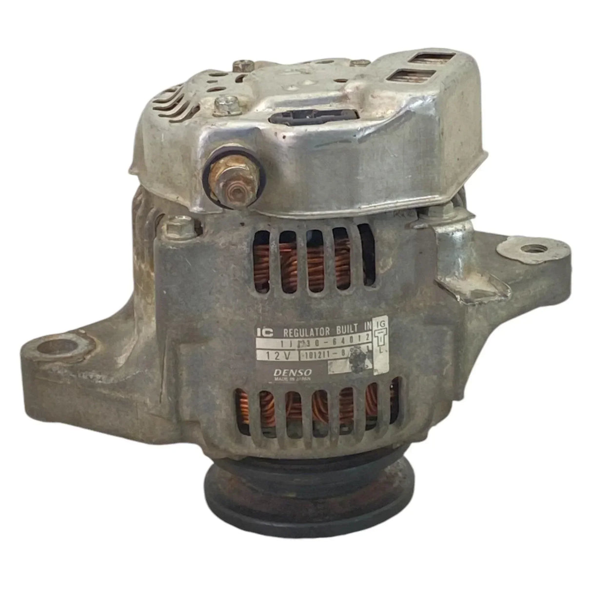 1J730-64012 Genuine Denso Alternator 12V 40A - Second Truck Parts