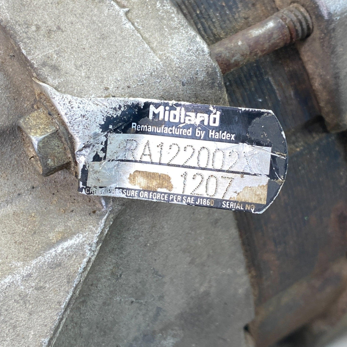 RA122002X Genuine Haldex Alternator 12V 145A - Second Truck Parts