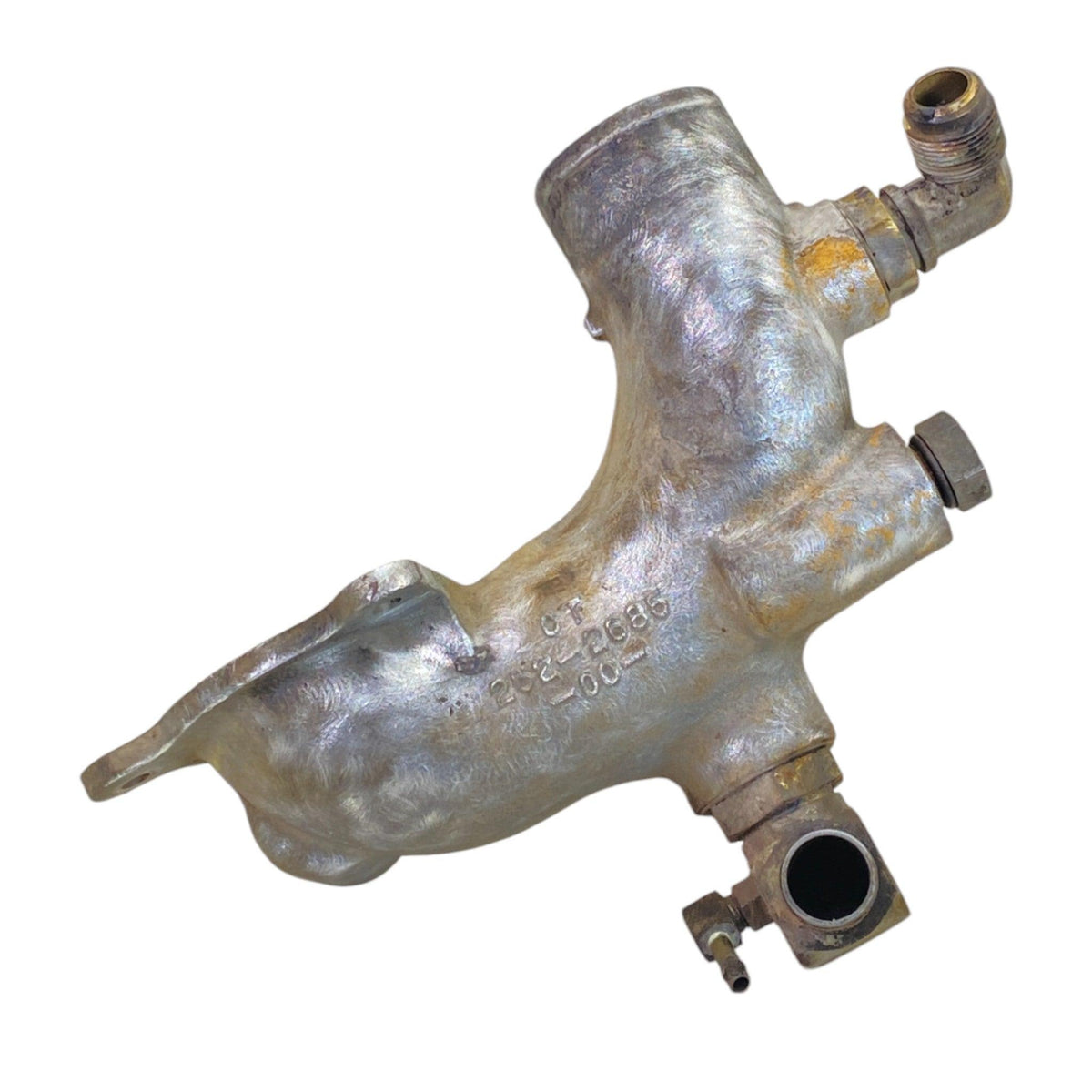 252-2685 Genuine Cat Water Pump Elbow - Second Truck Parts