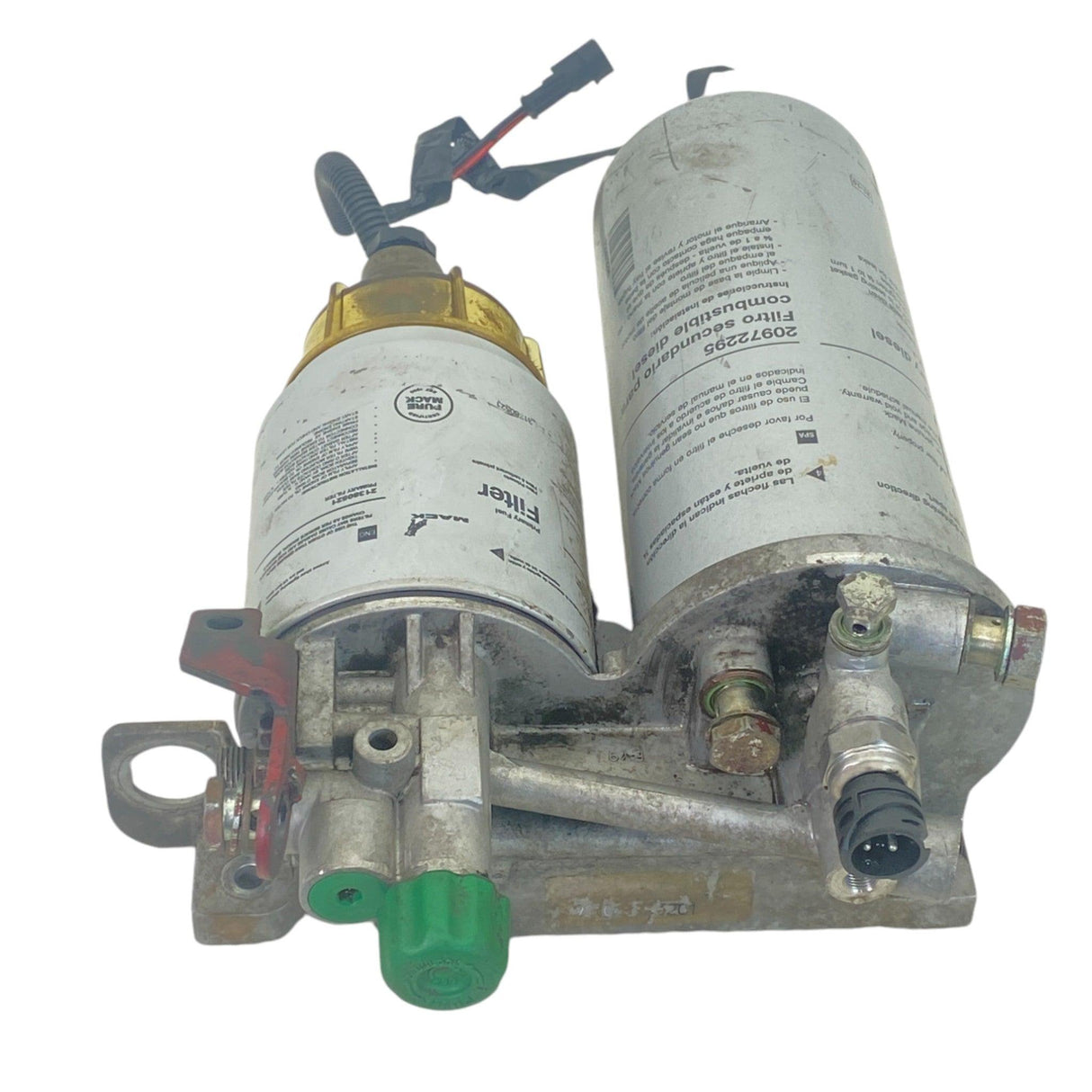 F00741-01 Genuine Volvo Turbo Water Supply Fuel Filter Housing - Second Truck Parts