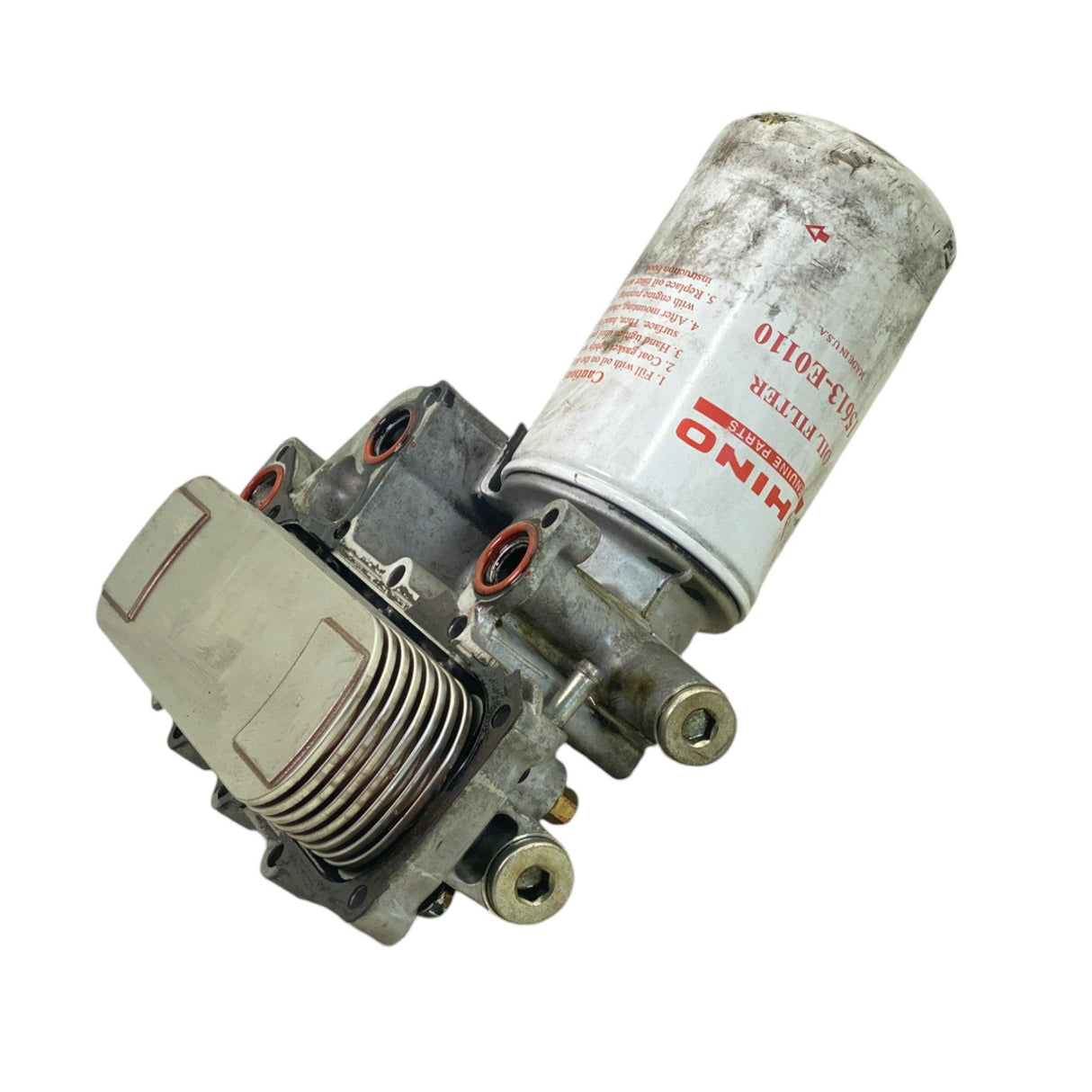 15700-E0860 Genuine Hino Oil Cooler With Housing - Second Truck Parts