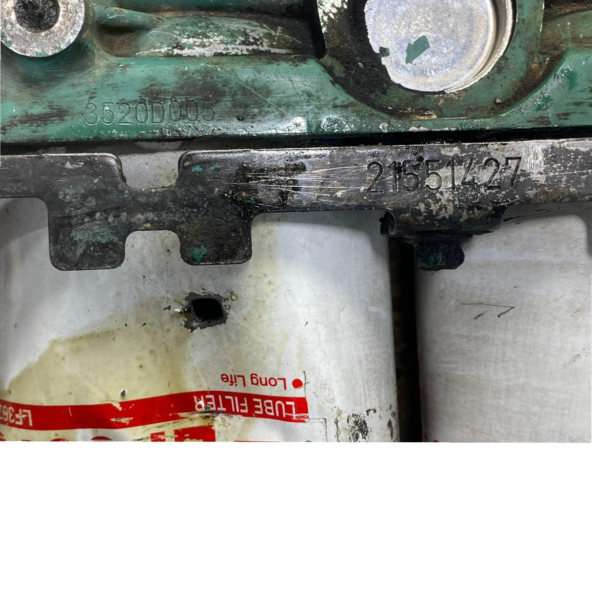 Genuine Volvo Oil Filter Housing