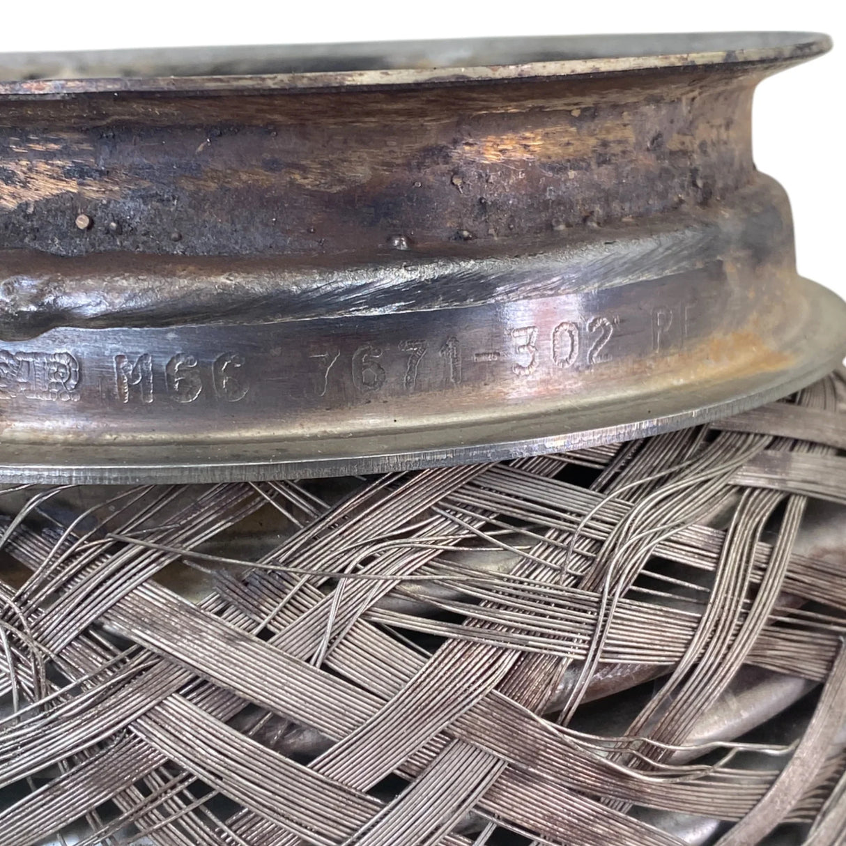 M66-7671-302 Genuine Peterbilt Braided DPF Exhaust Pipe - Second Truck Parts