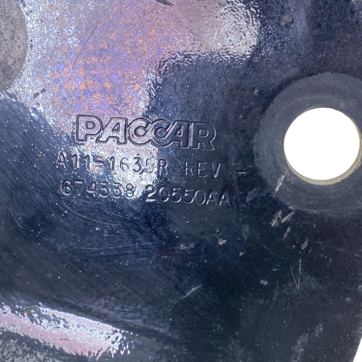 A11-1635R Genuine Paccar Right Side Engine Mount Bracket - Second Truck Parts