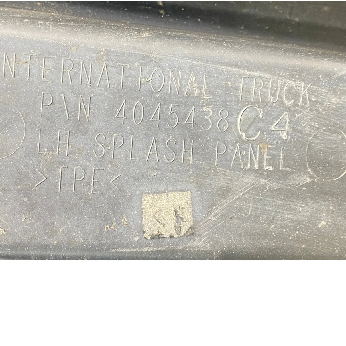 4045438C4 Genuine International Left Driver Inner Fender - Second Truck Parts