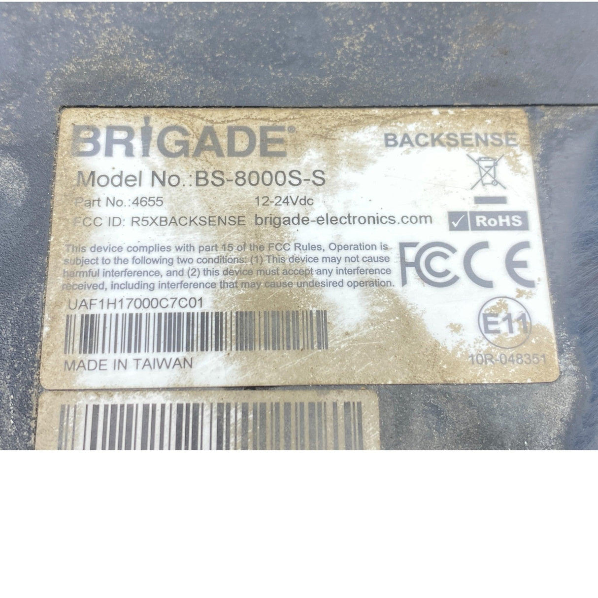 BS-8000S-S Genuine Brigade Backsense Radar - Second Truck Parts
