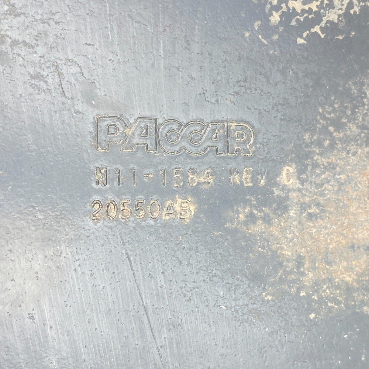 N11-1584 Genuine Paccar Left Battery Box Bracket - Second Truck Parts