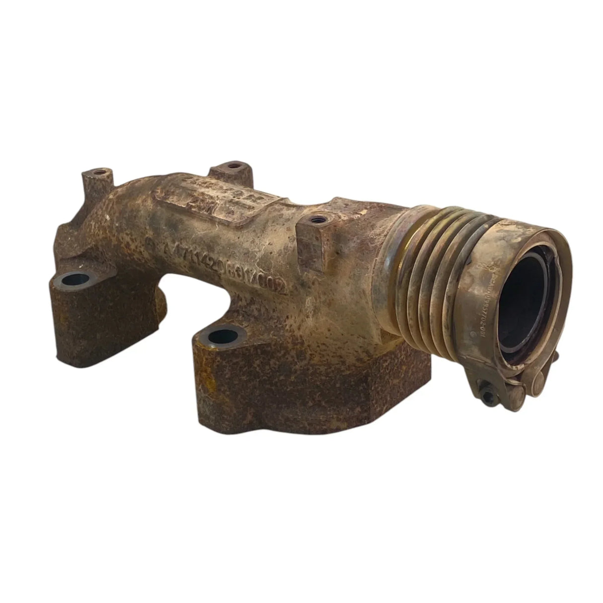 A4711420601/002 Genuine Detroit Diesel Engine Exhaust Manifold - Second Truck Parts