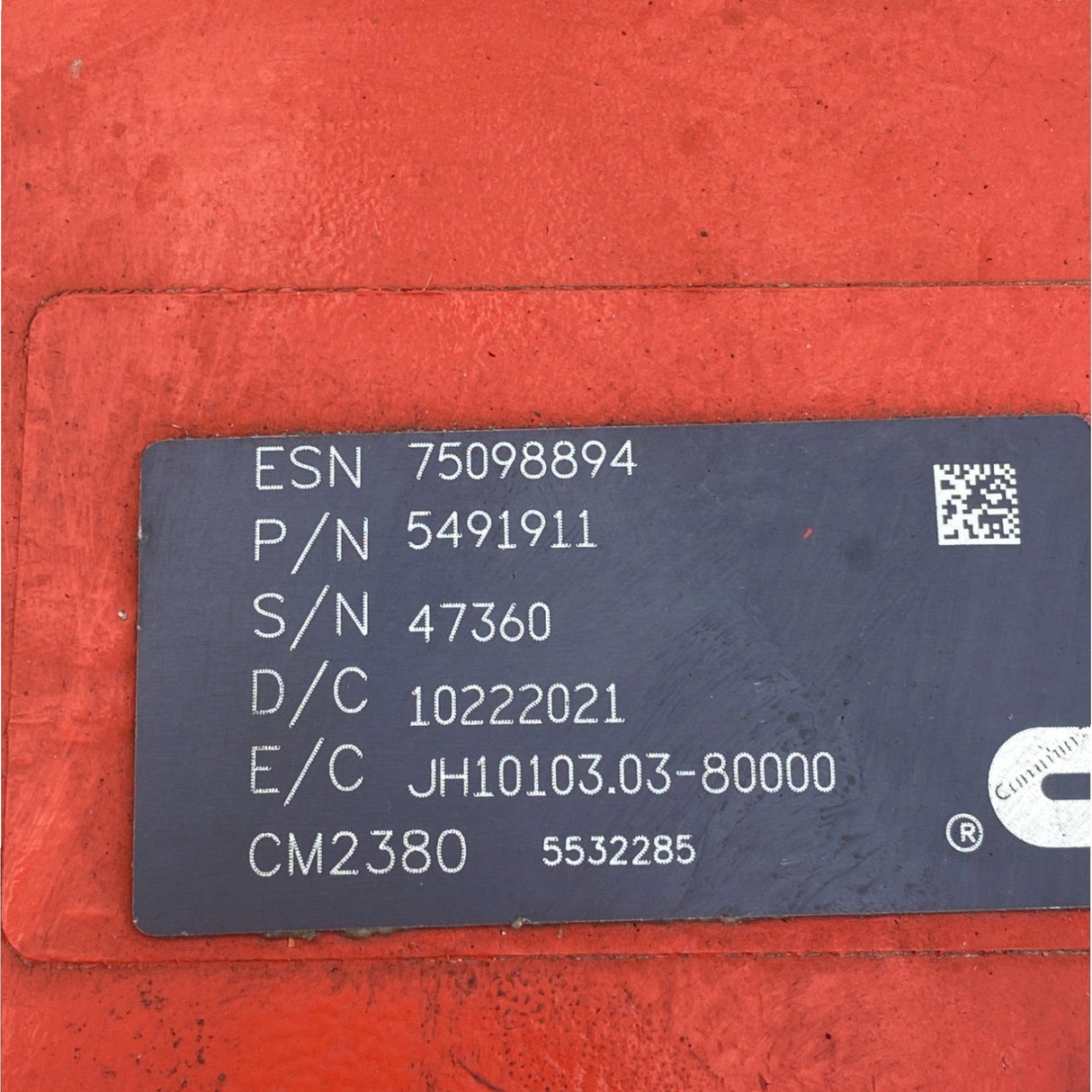 5491911 Genuine Cummins ECM Electronic Control Module - Second Truck Parts