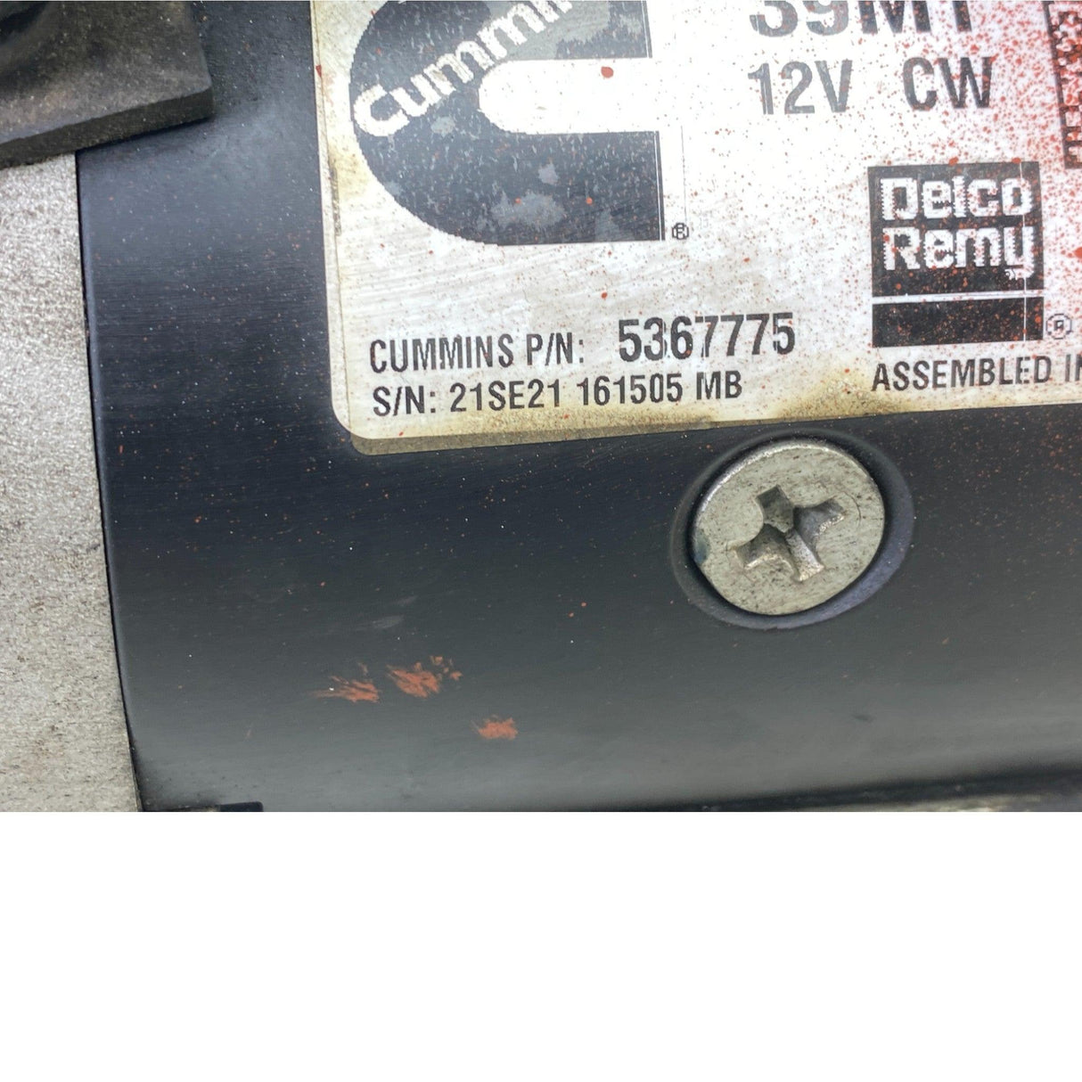 5367775 Genuine Cummins Starter Motor - Second Truck Parts