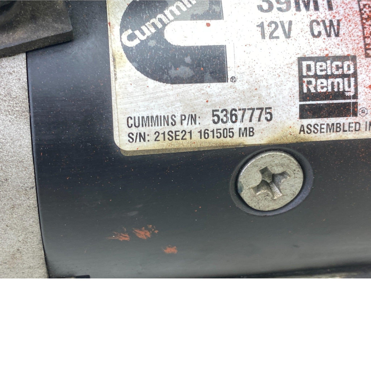 5367775 Genuine Cummins Starter Motor - Second Truck Parts