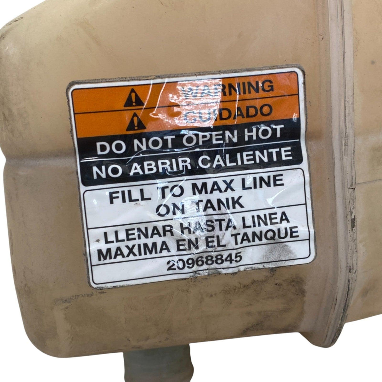 1019340S10 Genuine Volvo Radiator Overflow Tank - Second Truck Parts