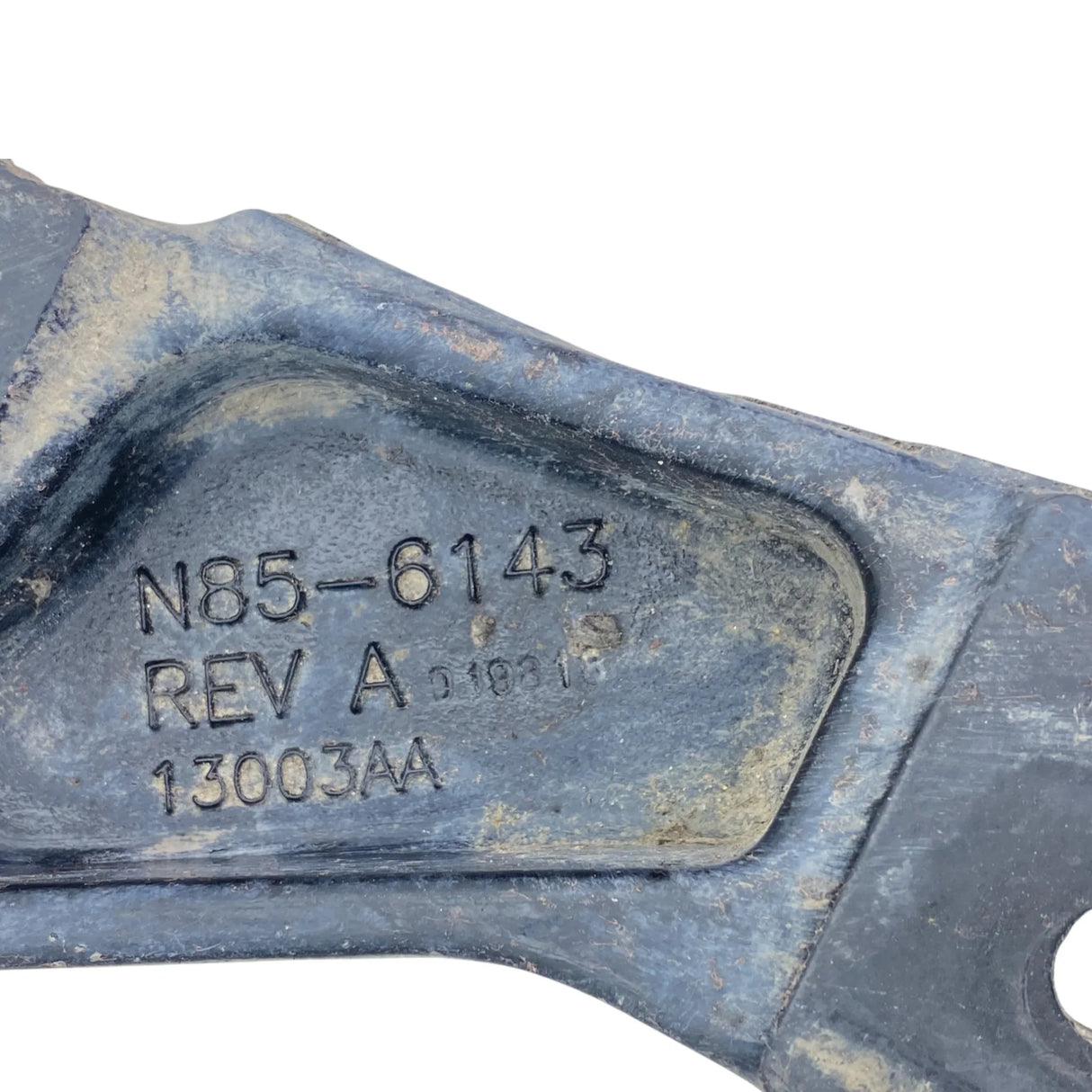 N85-6143 Genuine Paccar Left Side Quarter Fender Bracket Pulled - Second Truck Parts