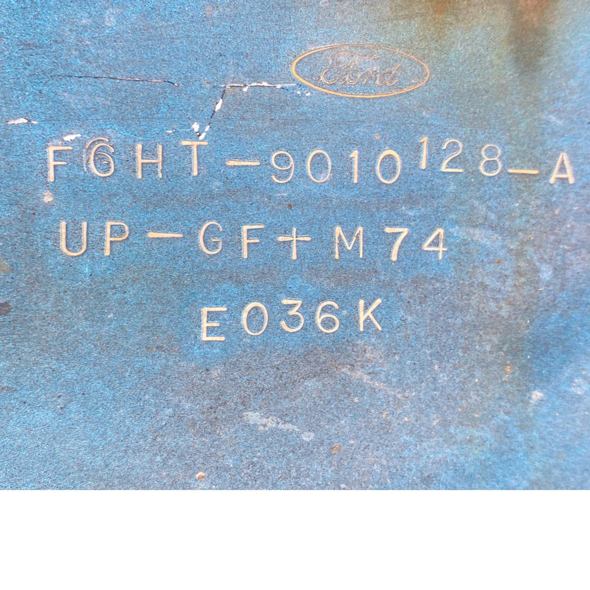 F6HT-9010128-A Genuine Sterling Blue Right Cab Skirt Filler Panel 41.25" - Second Truck Parts