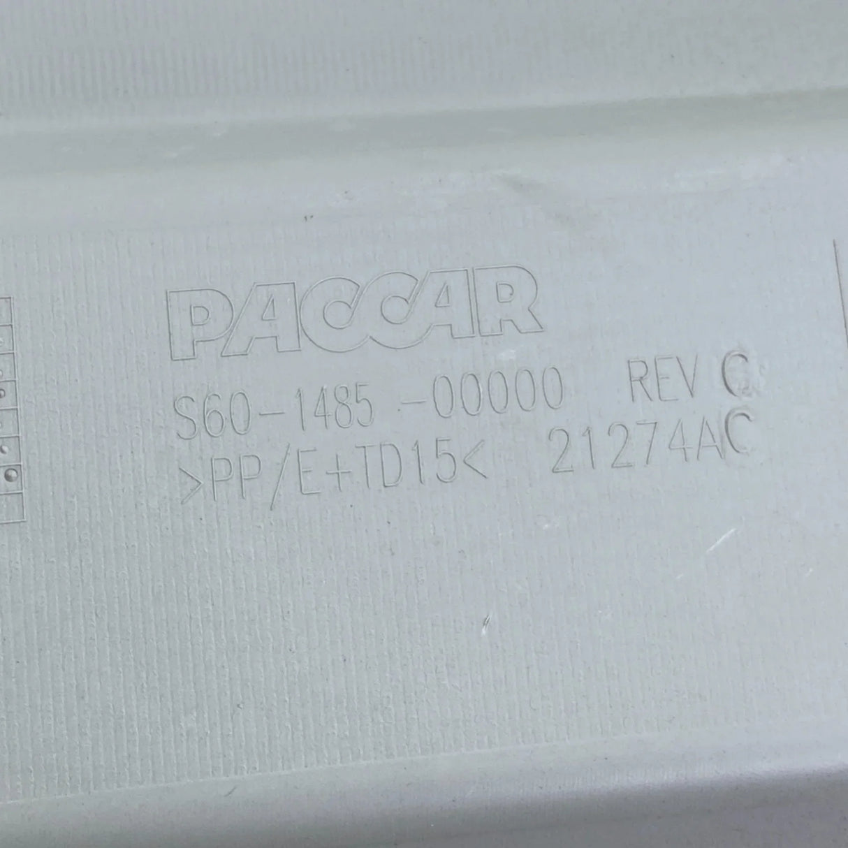 S60-1485-02661 Genuine Paccar Left TRIM B Pillar Day Cab U - Second Truck Parts