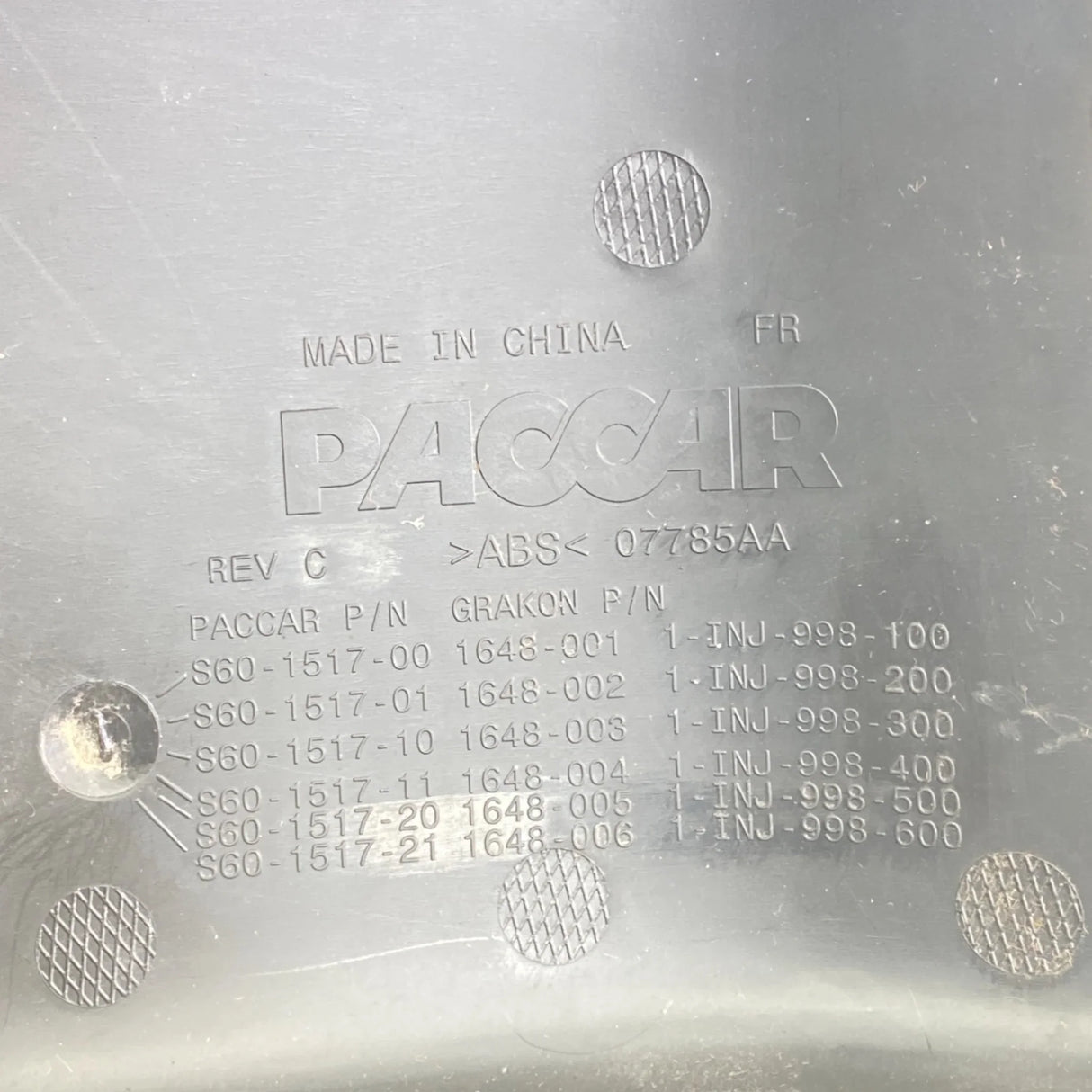 S60-1517-210601 Genuine Paccar Column Cover Dash Panel - Second Truck Parts